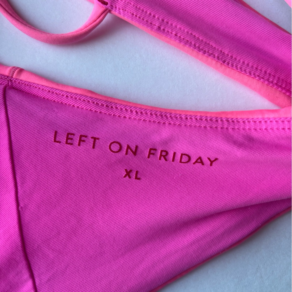 Left On Friday Pink Bikini Top - Picture 5 of 6
